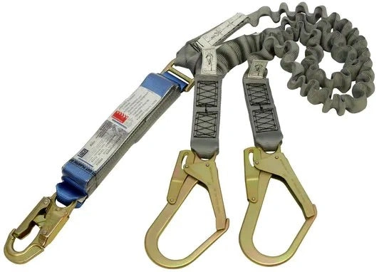 Cordino elastico ammortizzante EZ-Stop™ DBI-SALA® 3M: sicurezza e libertà di movimento, grigio, per un lavoro senza limiti.